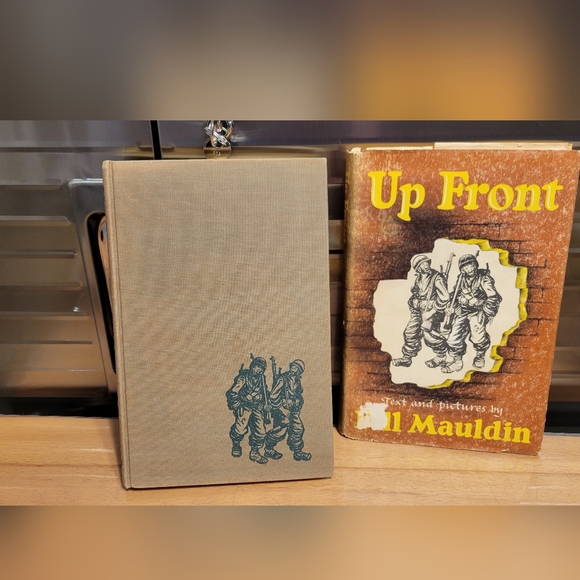 Vintage HC/DJ Up Front By Bill Mauldin 1st Edition 1945 World War 2 Cartoonist - Picture 14 of 14